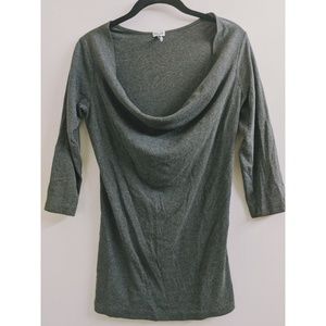 SOLD-Splendid Long Sleeve Shirt with Low Neck